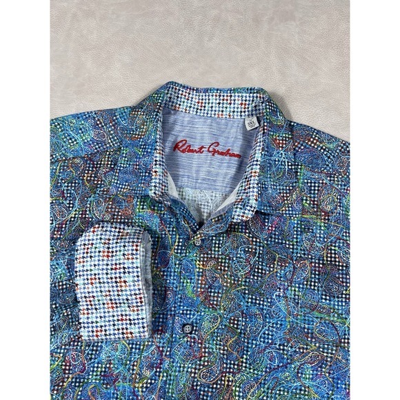 Robert Graham Other - Robert Graham Shirt Size XXL Gustave Multicolored Paisley Flip Cuff Button Down